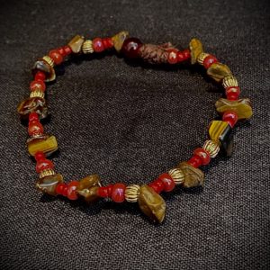 Jasper Cherry Drip Bracelet