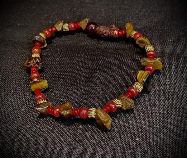 Jasper Cherry Drip Bracelet
