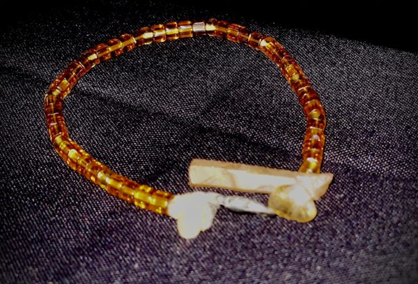 Tangerine and Citrine Quartz Bracelet